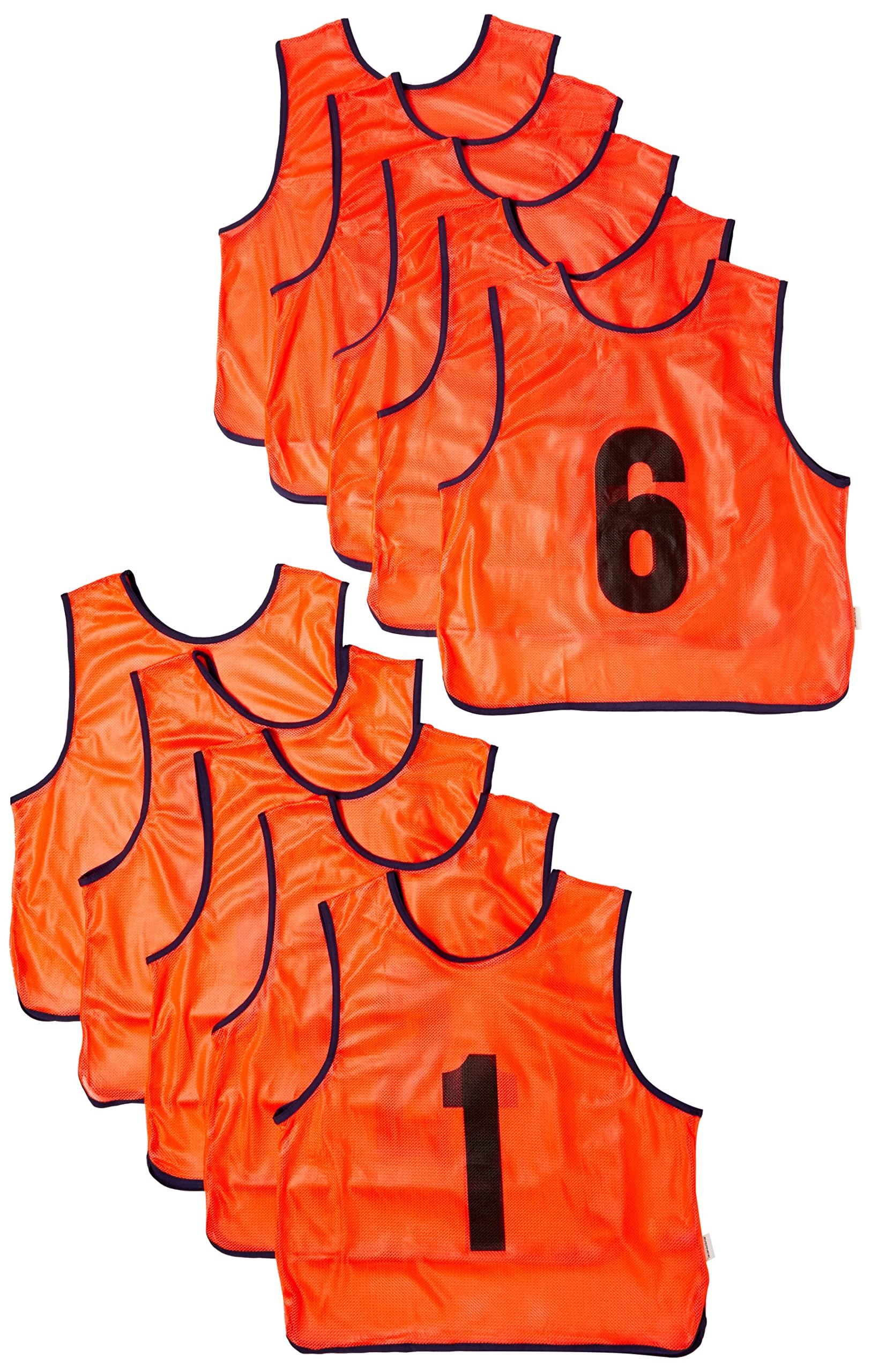 Mesh Bibs 1-10 Orange (200) Size: