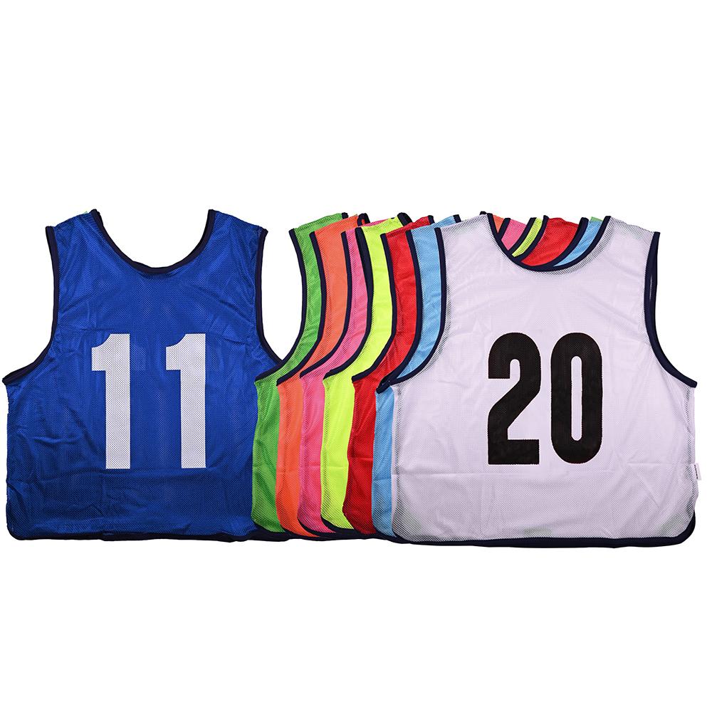 Mesh Bibs 11-20 Red (100) Size: