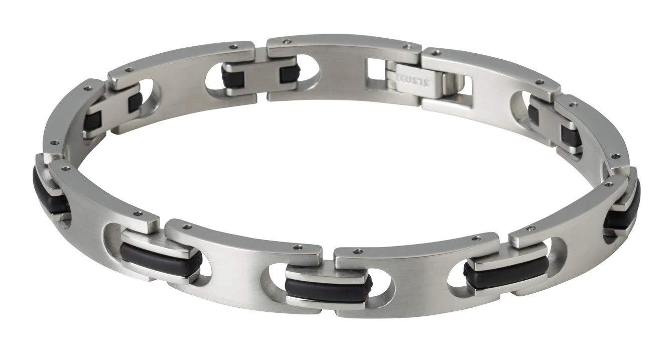 Phiten Hard-Coated Titanium Bracelet Metax Slim M
