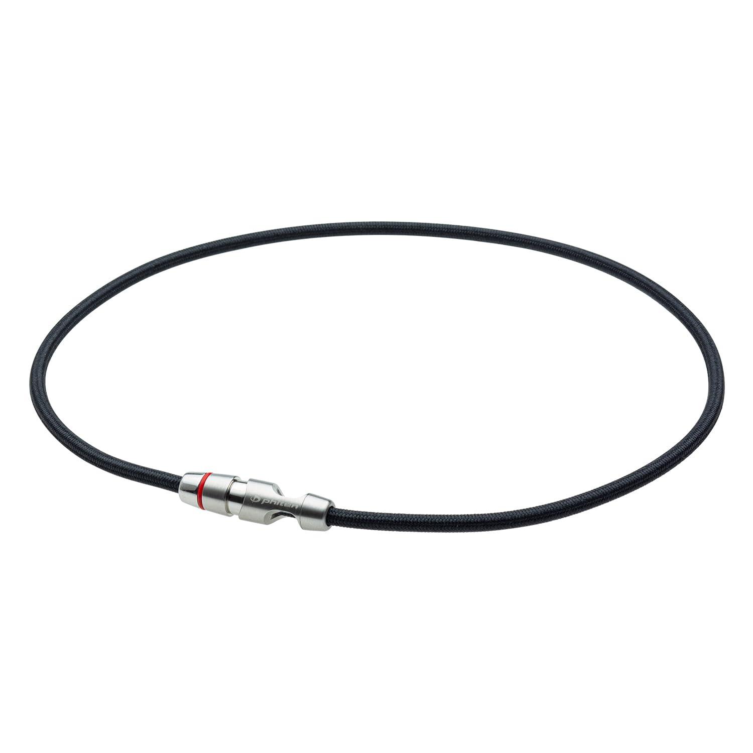 Phiten Necklace RAKUWA Neck Leash Type II Silver 50cm Men's