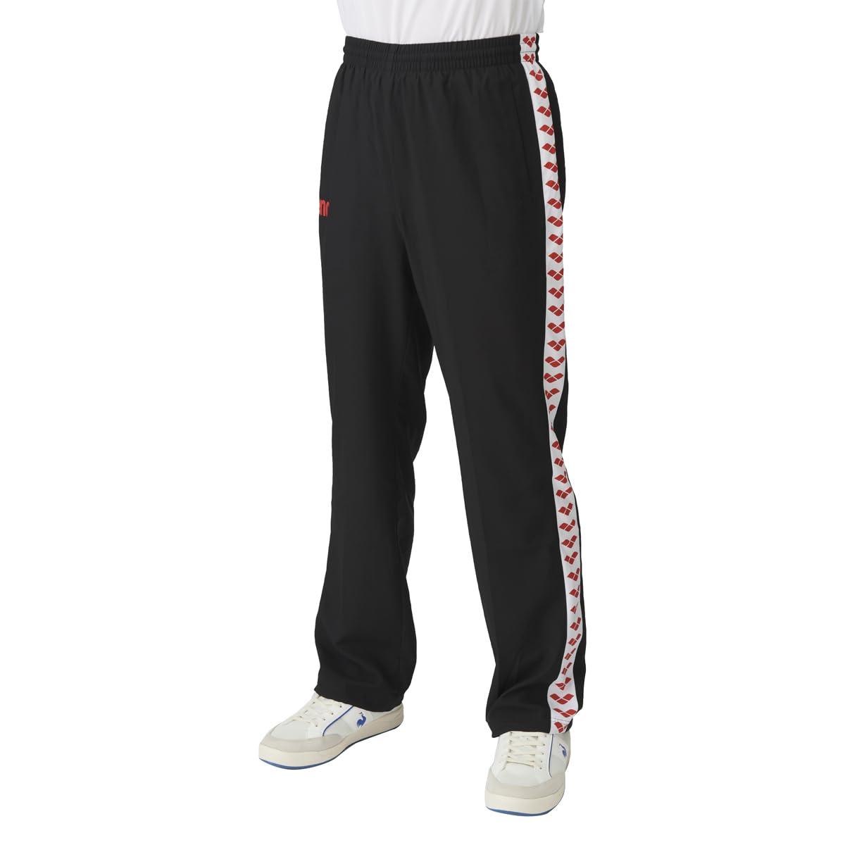 [Arena] Long Pants ASS4LPU004 Black × Red (BKRD) M