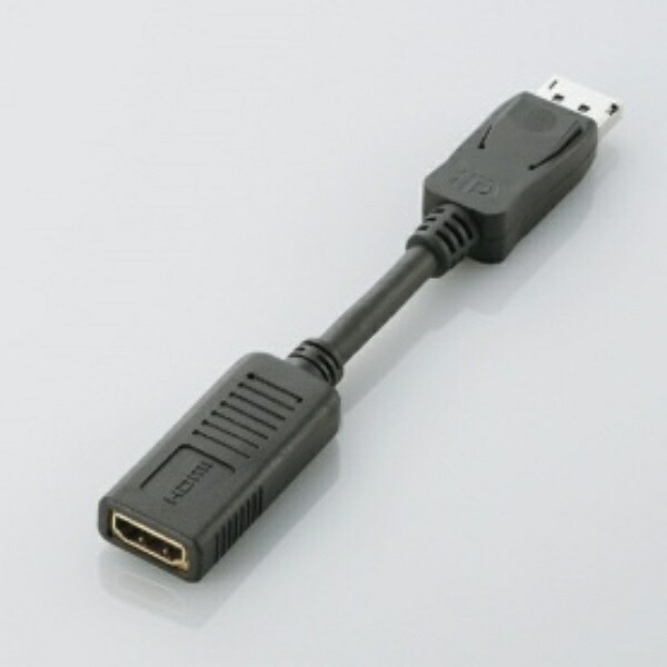 ELECOM DisplayPort to HDMI Conversion Adapter Black AD-DPHBK