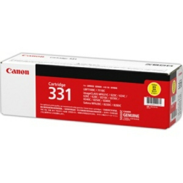 Canon Toner Cartridge 331 CRG-331YEL Yellow 6269B003 1 unit