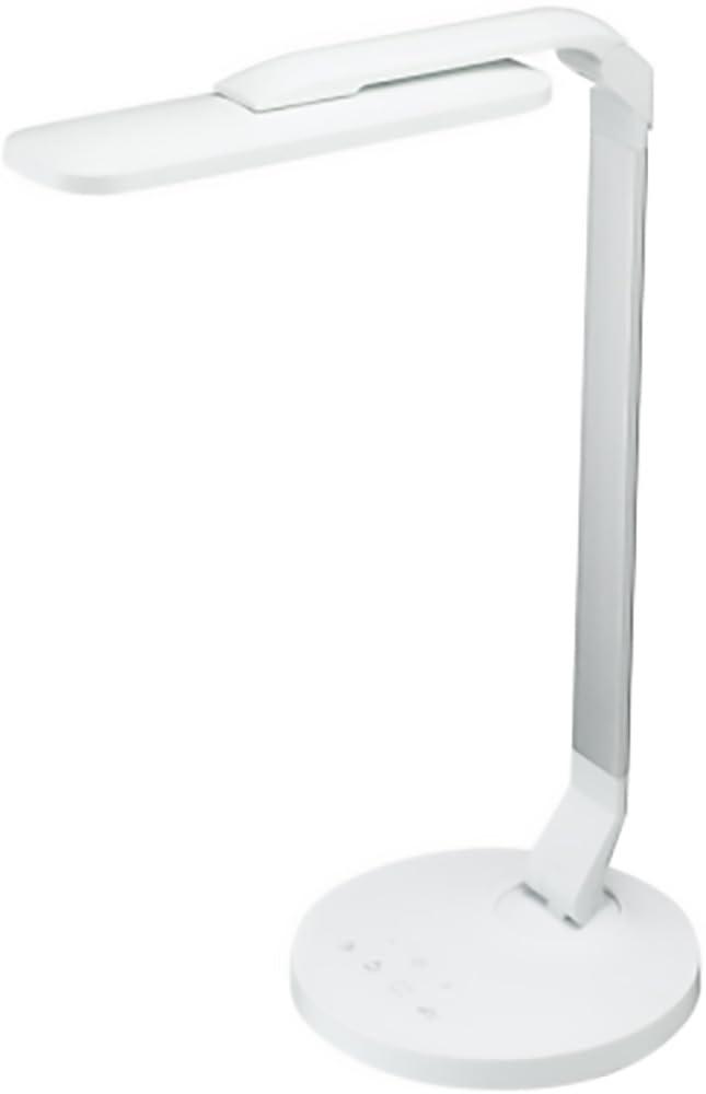 YAZAWA Dimmable and Color-Adjustable USB-Output LED Desk Stand SDL10C01WH