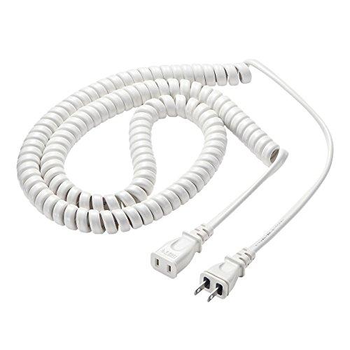 Sanwa Supply Coiled Power Extension Cord 1.5m~3m TAP-EXC3