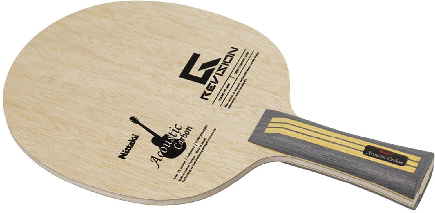 Nittaku Table Tennis Shakehand Racket Acoustic Carbon G-REVISION FL NC0495