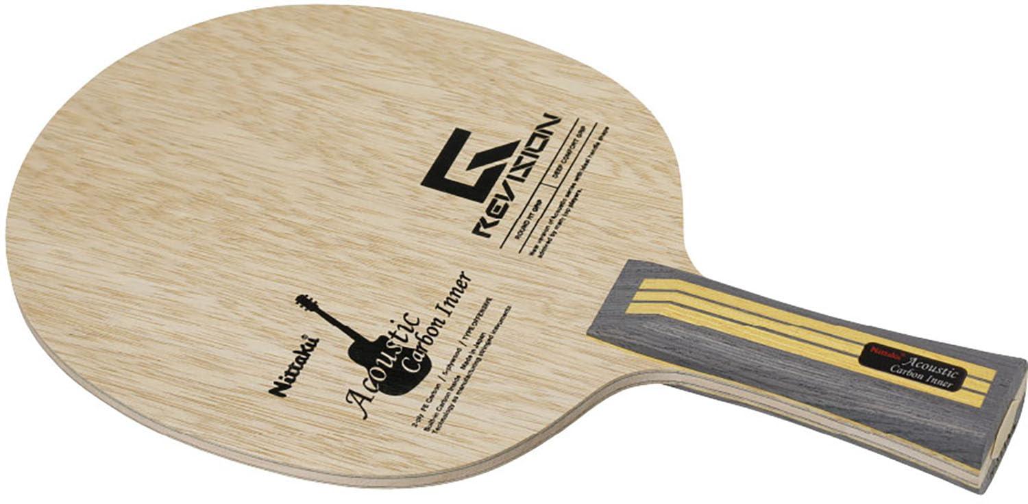 Nittaku Table Tennis Shakehand Racket Acoustic Carbon Inner G-REVISION FL NC0497