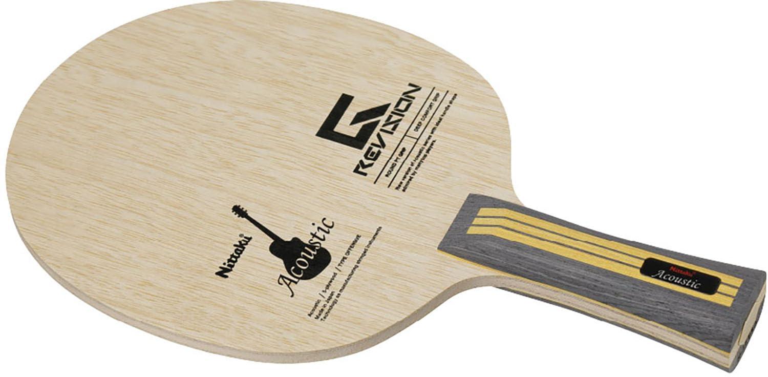 Nittaku Table Tennis Shakehand Racket Acoustic G-REVISION FL NE6202