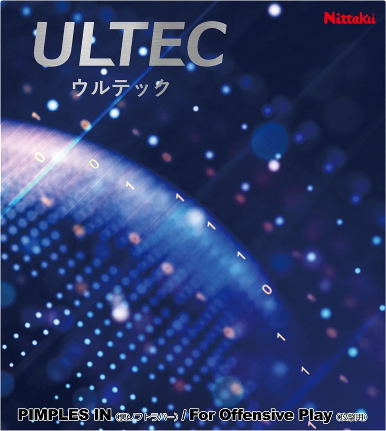 Nittaku Table Tennis Japanese-Made Rubber Ulttec Back Soft 25-Sheet Set Eco Pack Black (71) Thick NR8594