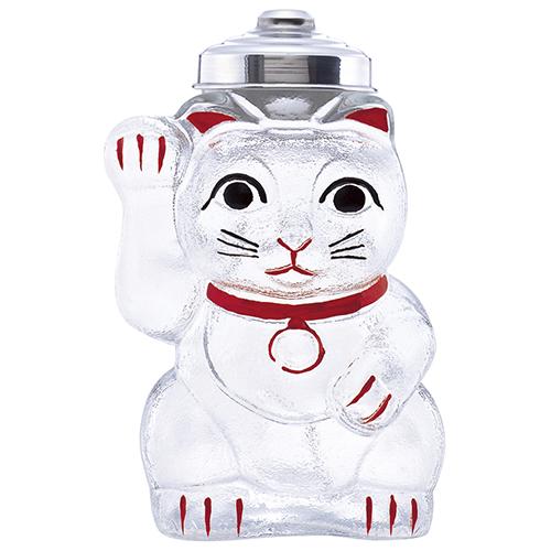 Hirota Glass Maneki-neko Candy Jar SM-2