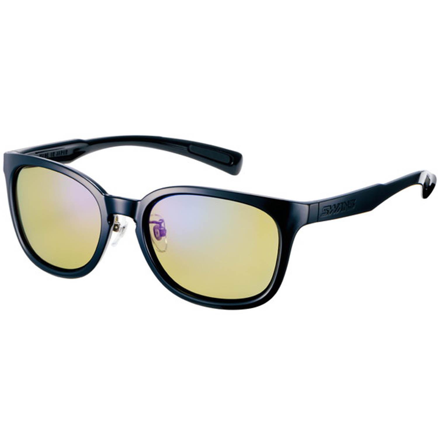 [Swans] Sports Polarized Sunglasses DF Pathway PW-0168 BK Black Width 14.1cm × Height 4.5cm