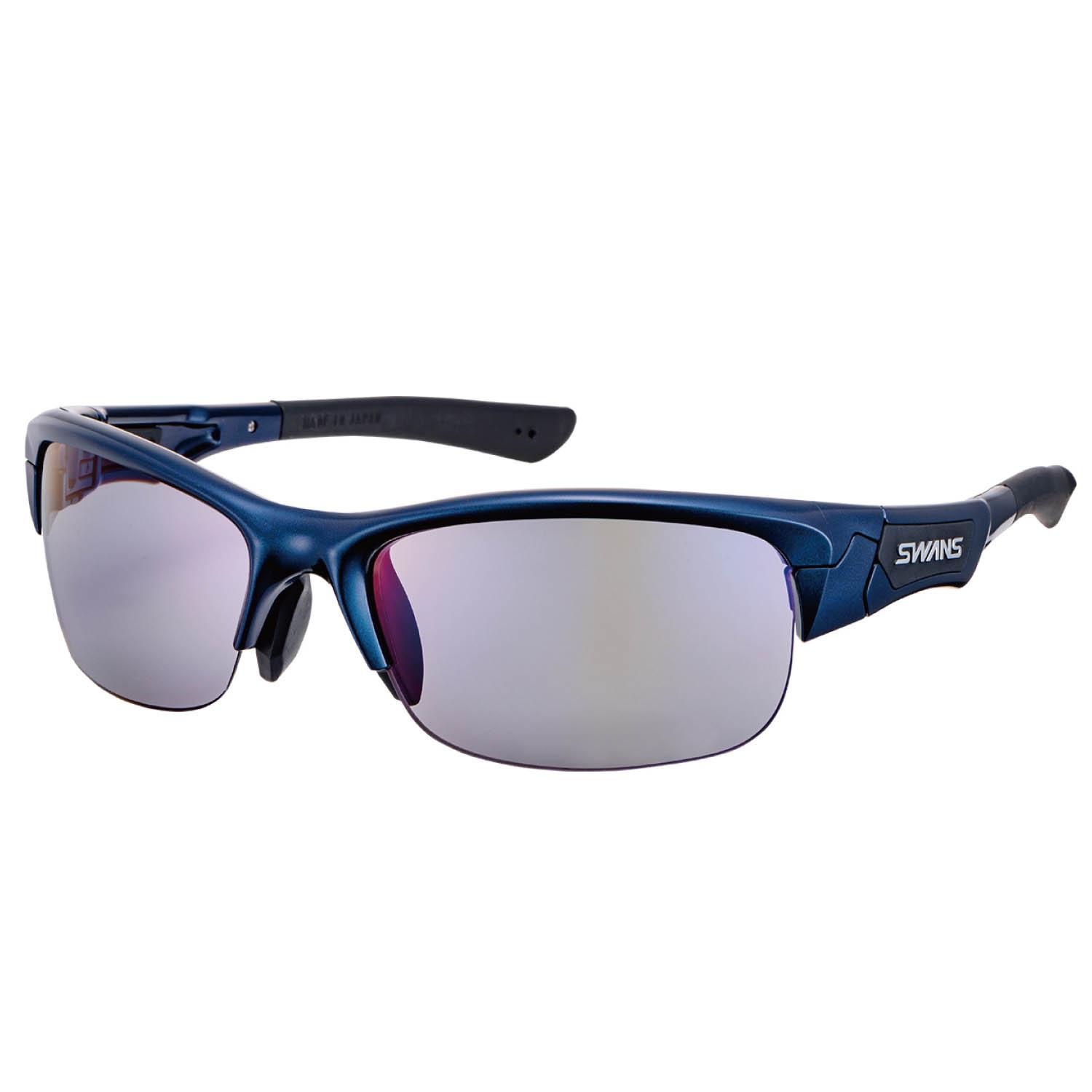 [Swans] Sports Polarized Lens Model Sunglasses SPRINGBOK SPB-0151 MEBL Dark Metallic Blue