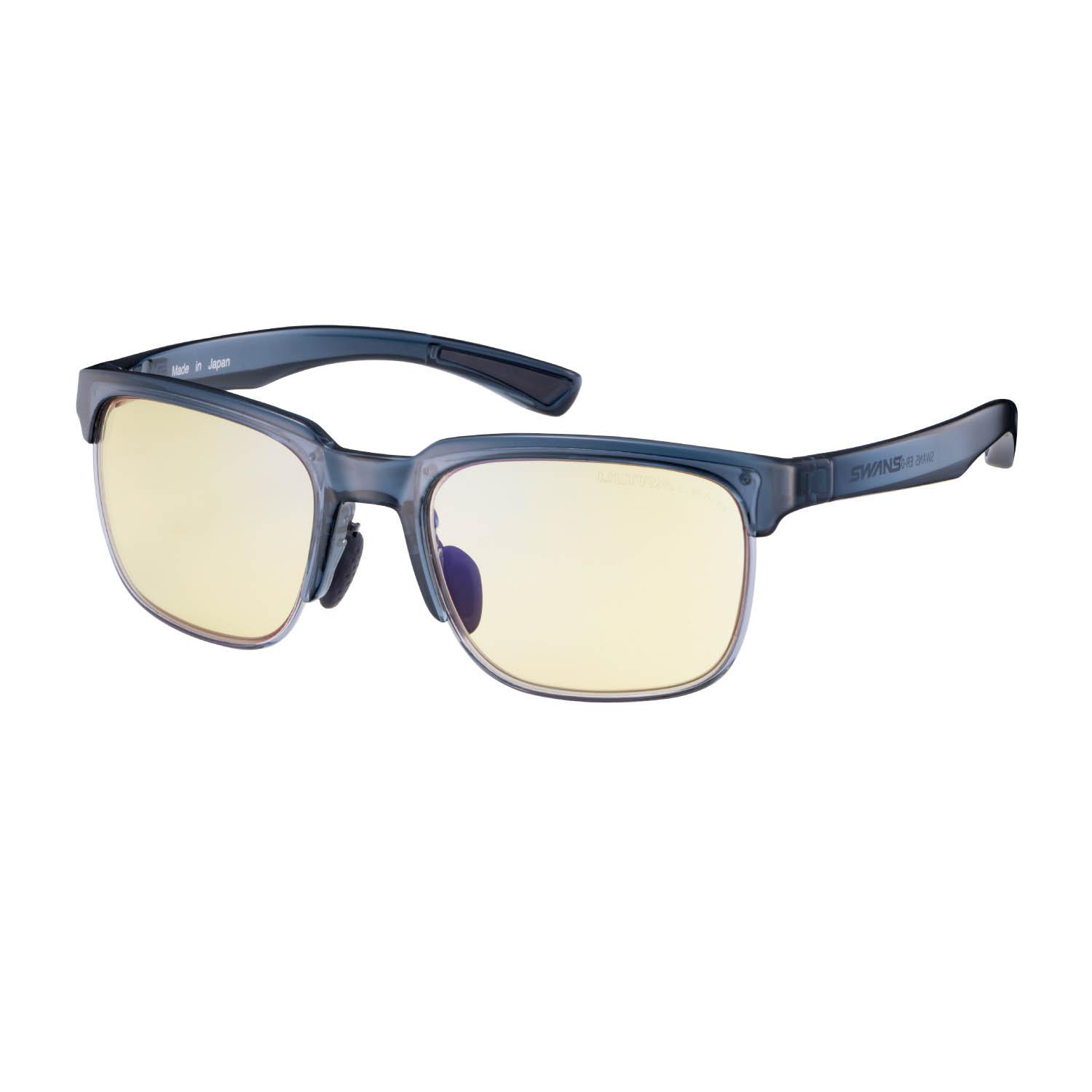 [Swans] Made in Japan Sports Sunglasses Night Vision Capable ER1 ER1-0121 CTQB Night Yellow (Dual-Lens Multi) Driving Running Outdoor Night Use