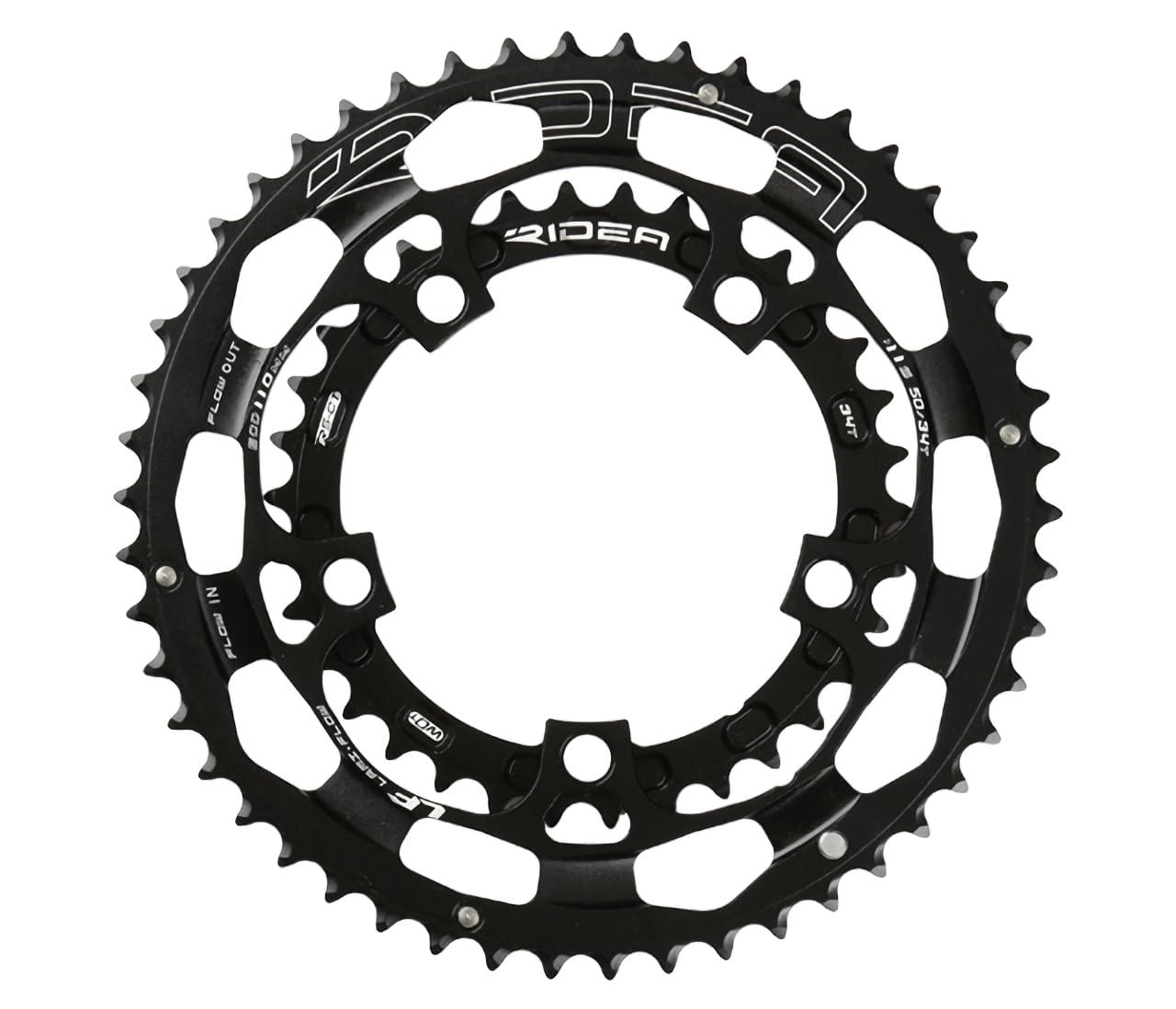 RIDEA Double Speed Chain Ring LF 5arms 52/36-LFR5CT 52T/36T BCD:110mm 147-40782