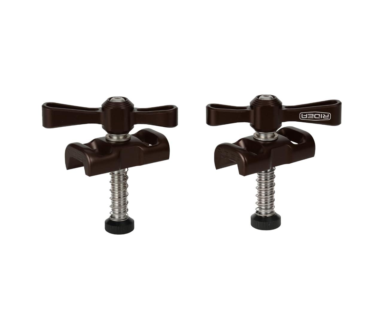 RIDEA Hinge Clamp Assembly LFSBN2S Matte Brown 2-Piece Set 147-41080