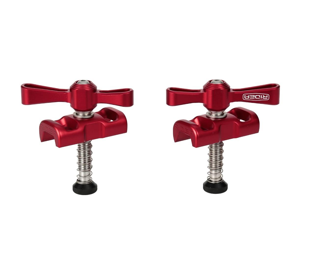 RIDEA Hinge Clamp Assembly LFSBN2S Matte Red 2-Piece Set 147-41088