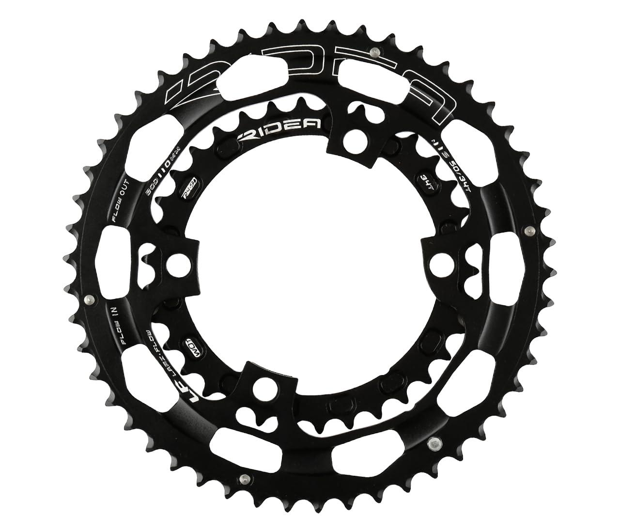 RIDEA Double Speed Chain Ring LF 4arms 50/34-LFR491 50T/34T BCD:110mm 147-41691