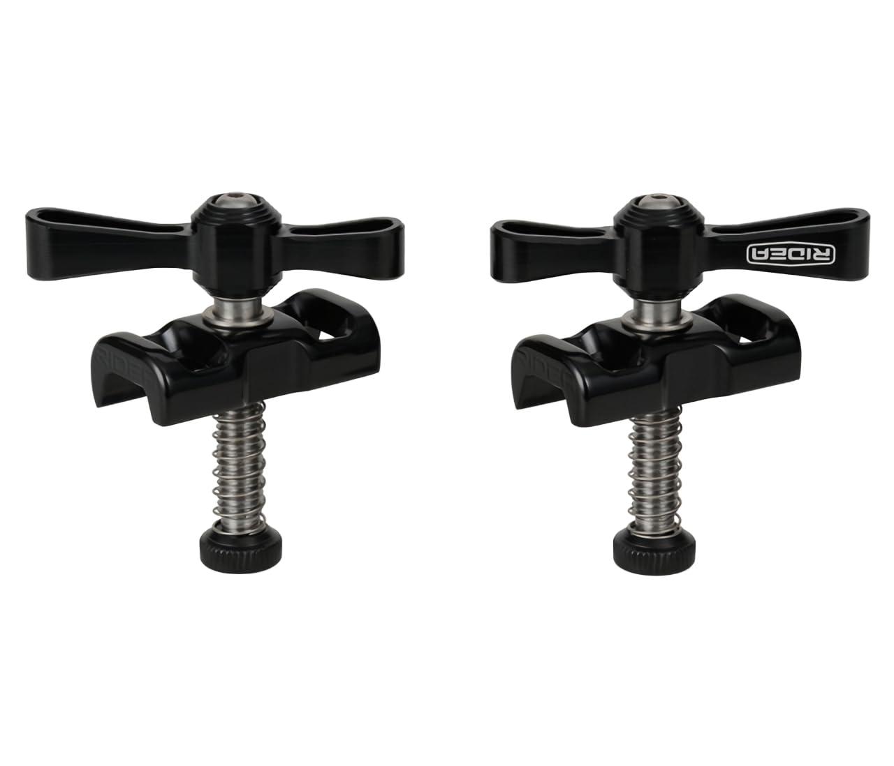 RIDEA Hinge Clamp Assembly LFSBN2T Black 2-Piece Set 147-06235