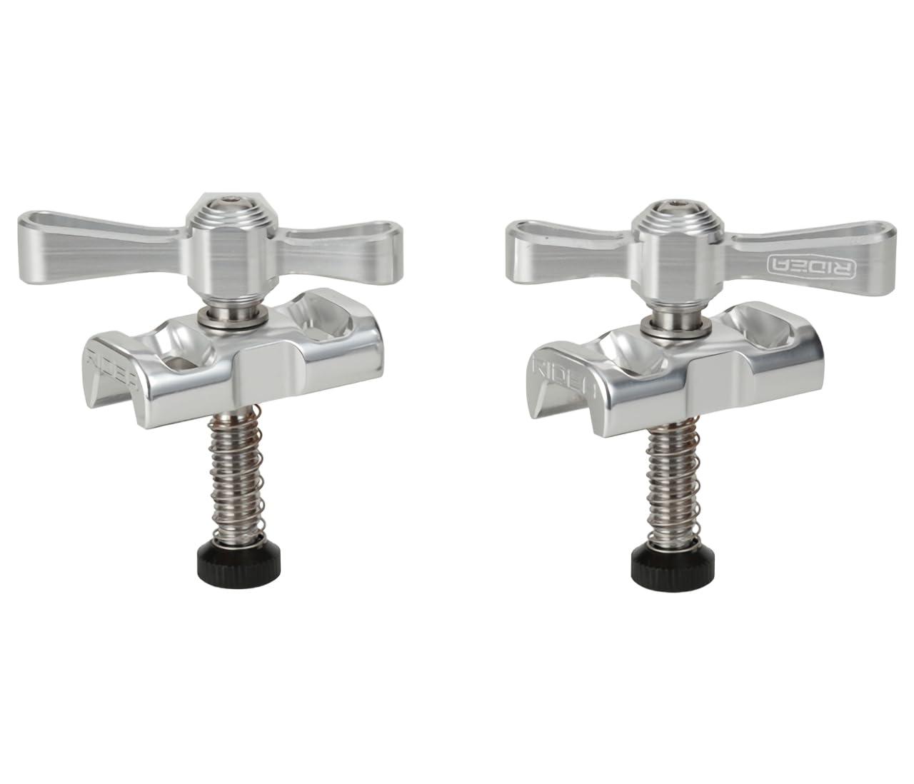 RIDEA Hinge Clamp Assembly LFSBN2T Silver 2-Piece Set 147-06238