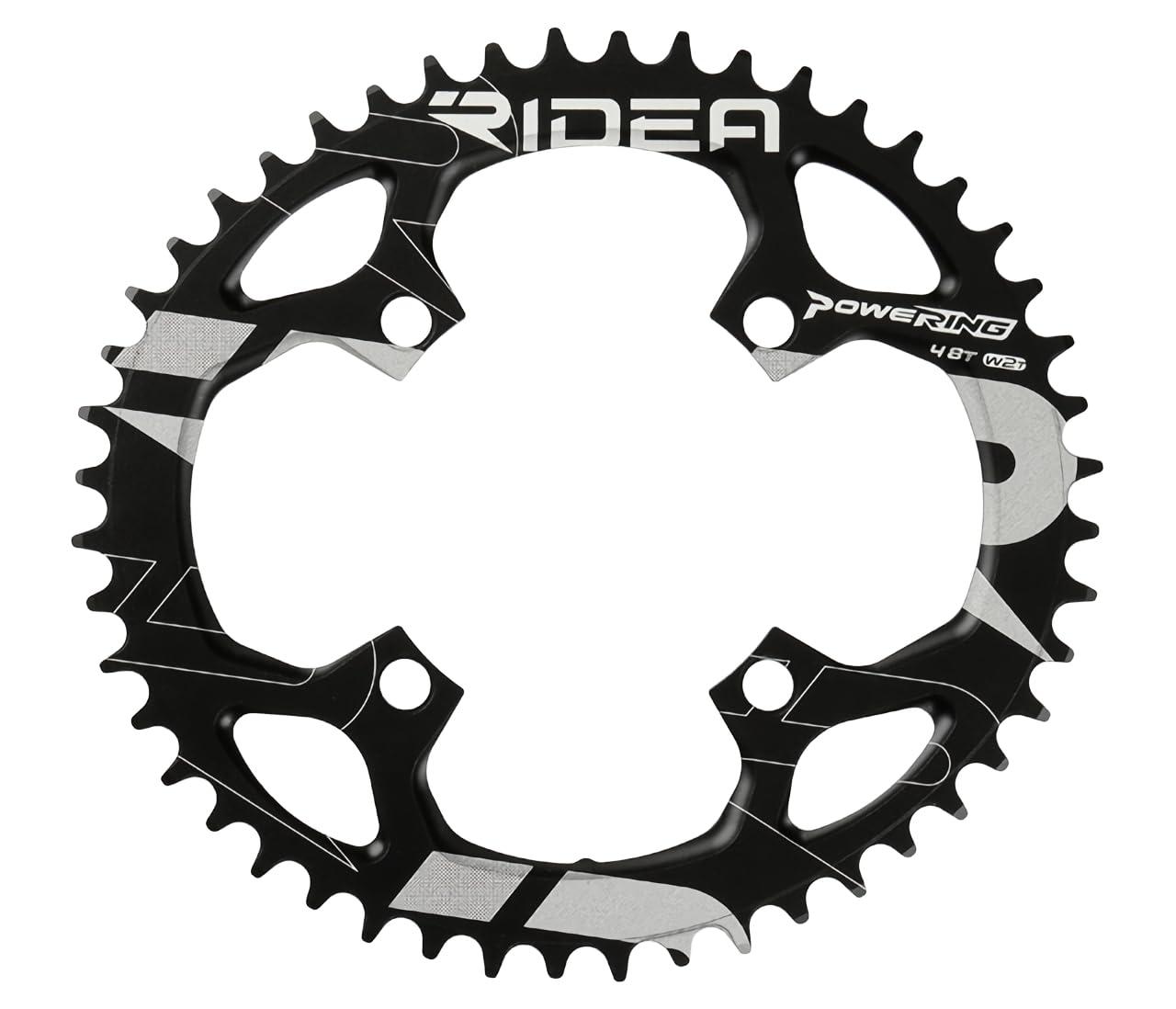 RIDEA Powering L W2T 4arms 48W2-LM4S1 48T BCD:104mm Black 147-06312