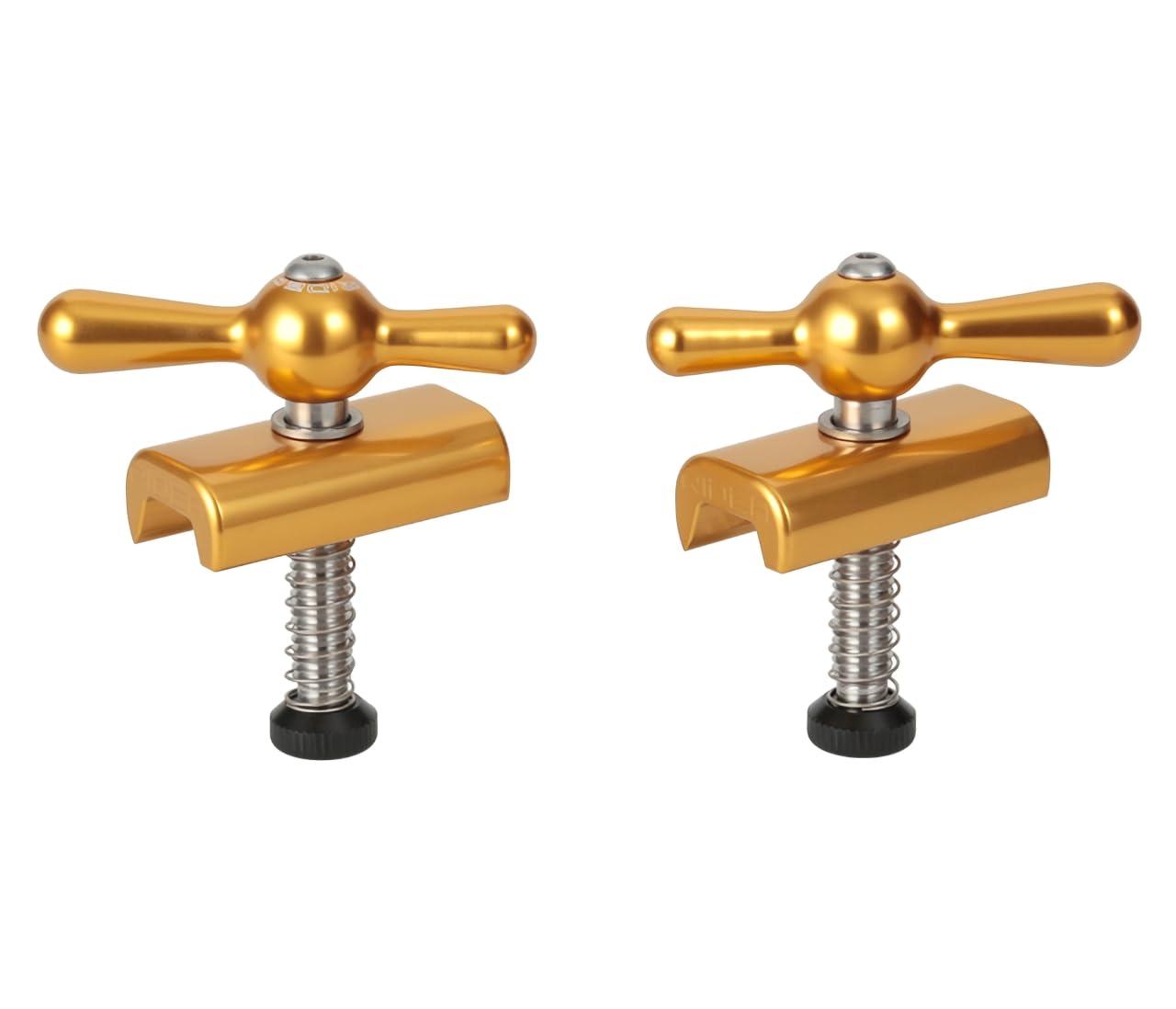 RIDEA Hinge Clamp Assembly LFSBNT Gold 2-Piece Set 147-04530