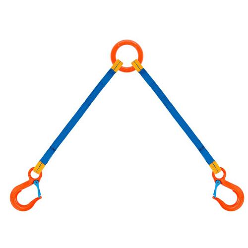 3.0 ton x 5.0 m Sling with Hardware, 2-Point Attachment EA981FD-38A 1 Piece