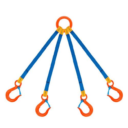 2.79 tons x 5.0 m Sling with hardware, 4-point attachment EA981FE-38A 1 piece