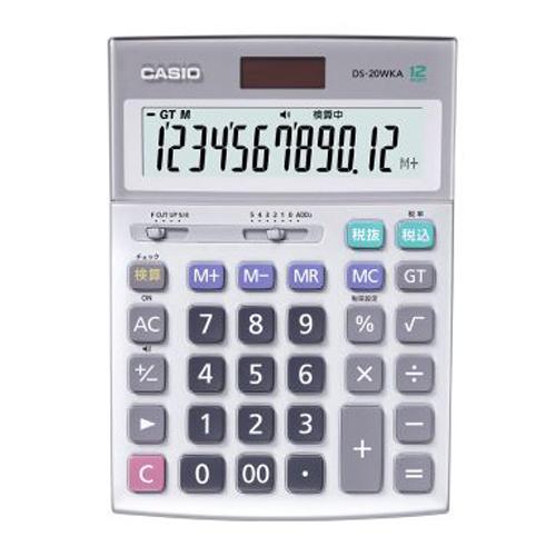 12-Digit Calculator (with Verification Function) Silver 135×189×34.8 mm