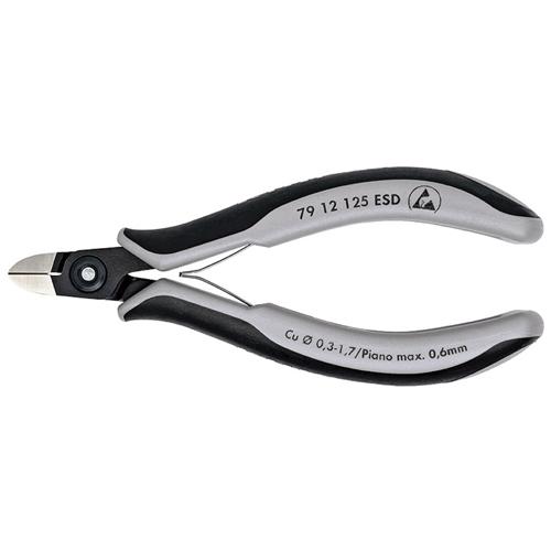 125mm Precision Nippers (ESD Grip/Spring-loaded)