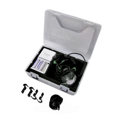 [3 AA batteries] Headlight/LED (Wide Beam Lighting & Charging Set) Main Unit: 69(W) × 45(D) × 50(H) mm Battery Box: 70(W) × 29.2(D) × 66.5(H) mm