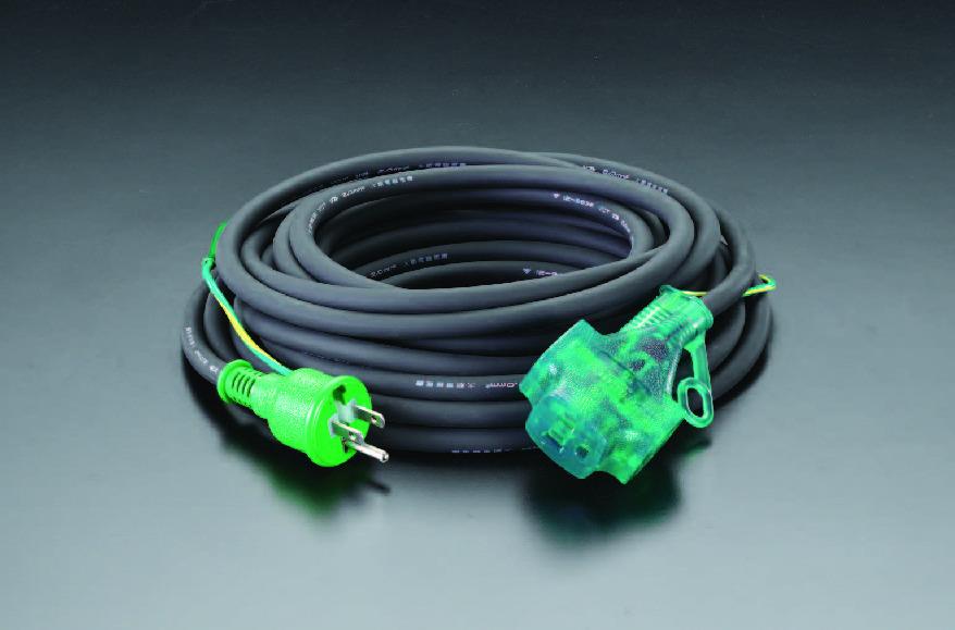 AC125V/15A/10m Extension Cord (with Grounding)