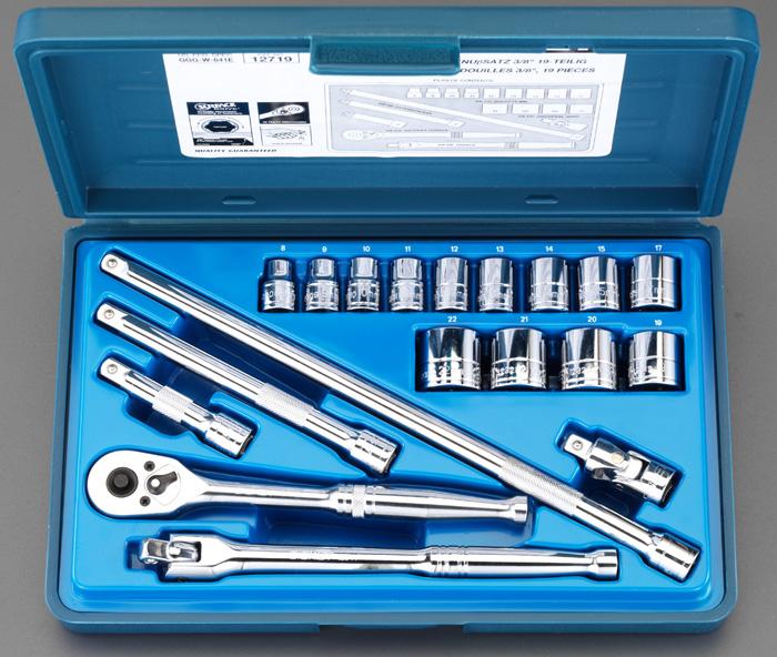ESCO 3/8" Square Drive Socket Wrench Set EA617CC-51