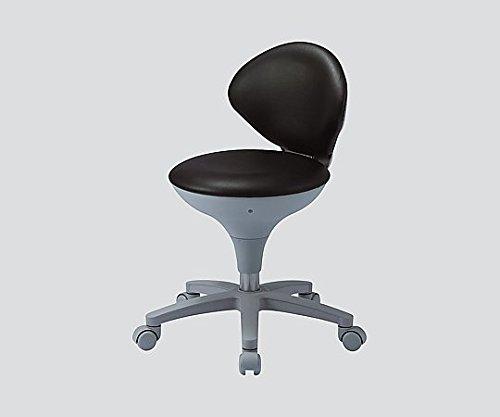 Toyo Kogei Stool with Backrest, Black WS-021-VBK