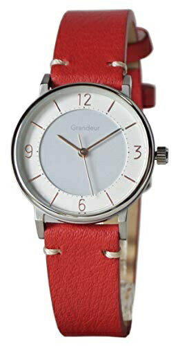 [Grandeur] GRANDEUR Solar Ladies Watch GSW005W (Red)