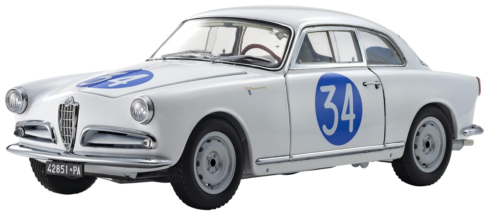 Kyosho Original 1/18 Alfa Romeo Giulietta SV Targa Florio 1960 #34 Ready-to-Run