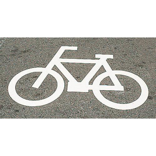 ESCO 1000x700mm Road Surface Traffic Sign for Bicycles EA983BB-18