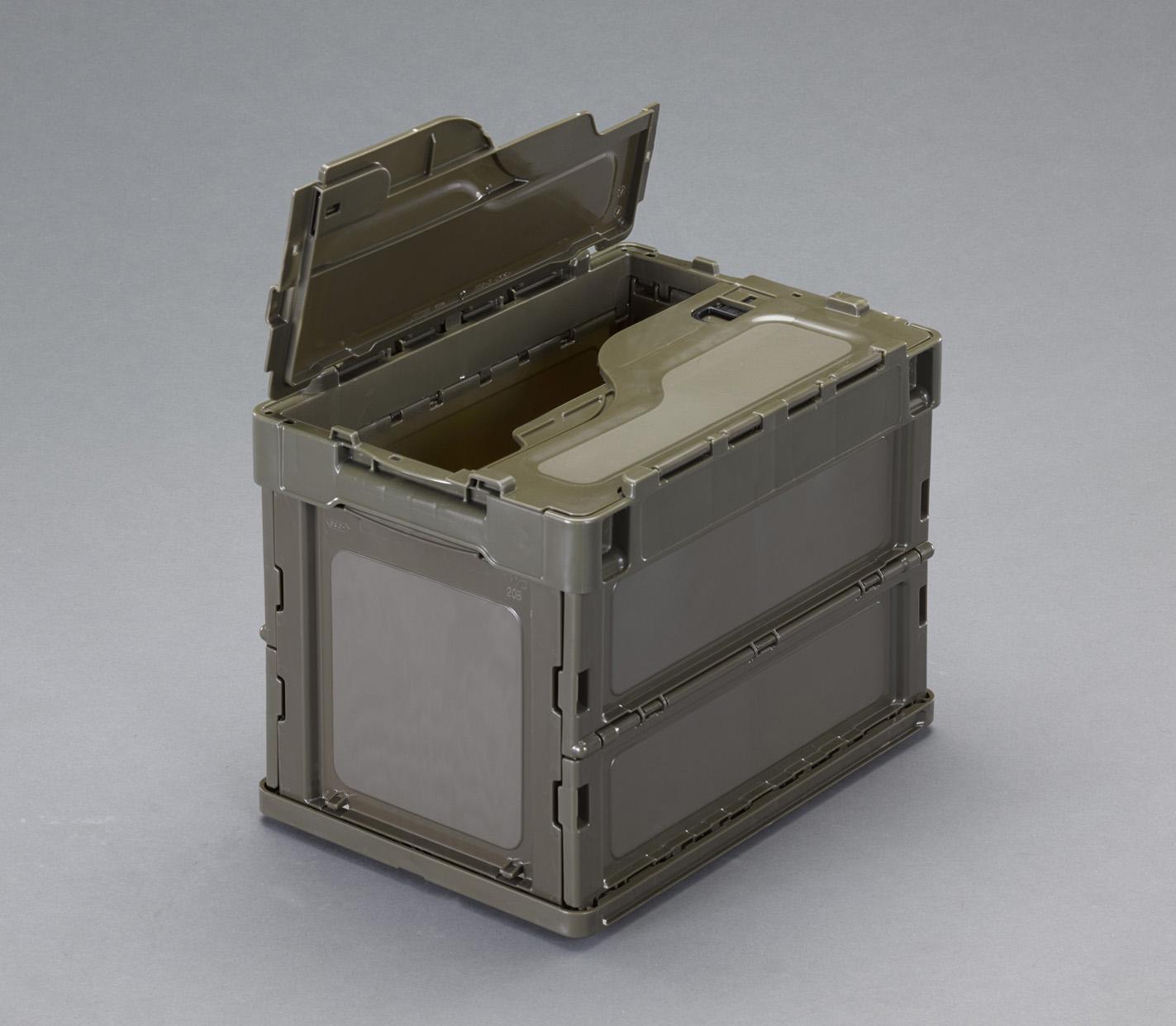 366x264x283mm/20.0L Folding Container (OD/Lid Included, 5 Units) EA506AA-30E