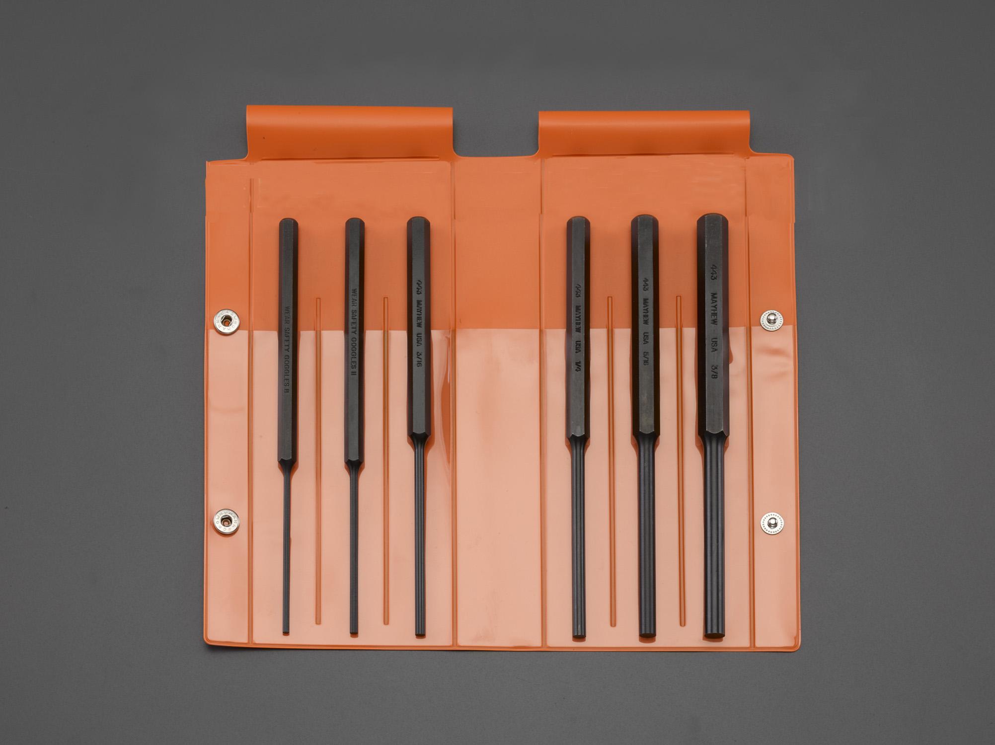 ESCO 6-Piece Parallel Pin Punch Set (Long) EA572MG-30