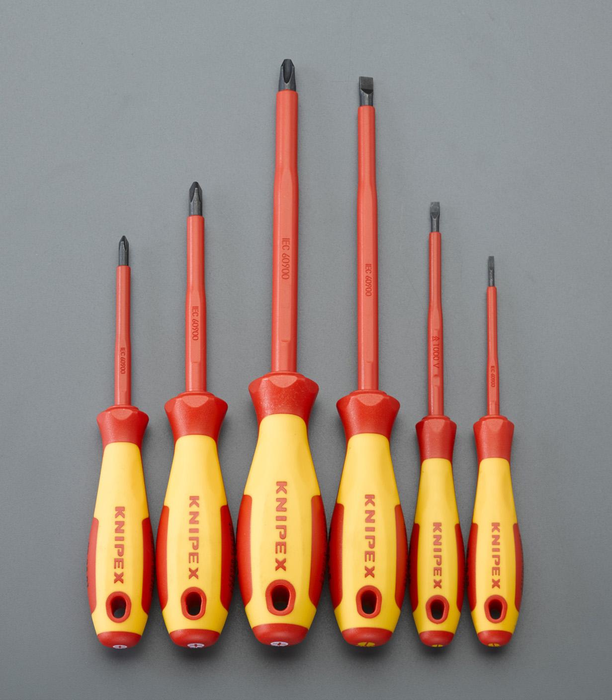 ESCO 6-Piece Set [+-] Screwdriver (Insulated) EA560KB