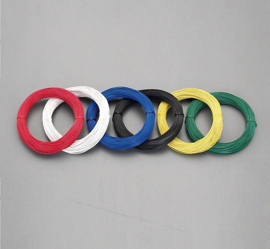 2.0mm² x 50m Vinyl-Insulated Wire [KIV] (Yellow) EA940AN-205A