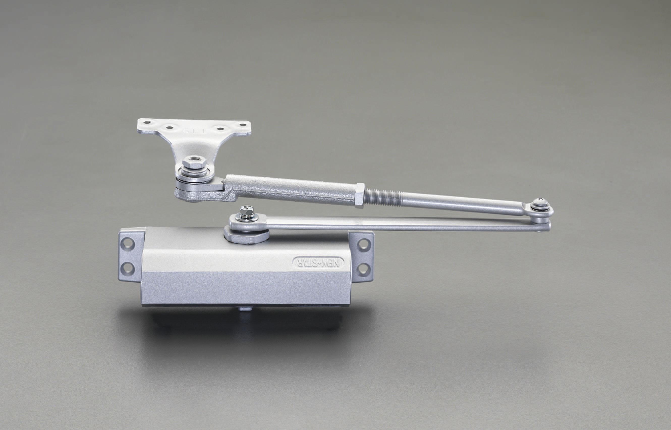 Door closer for doors weighing 65kg or less (Parallel type/Silver) EA951LD-7A