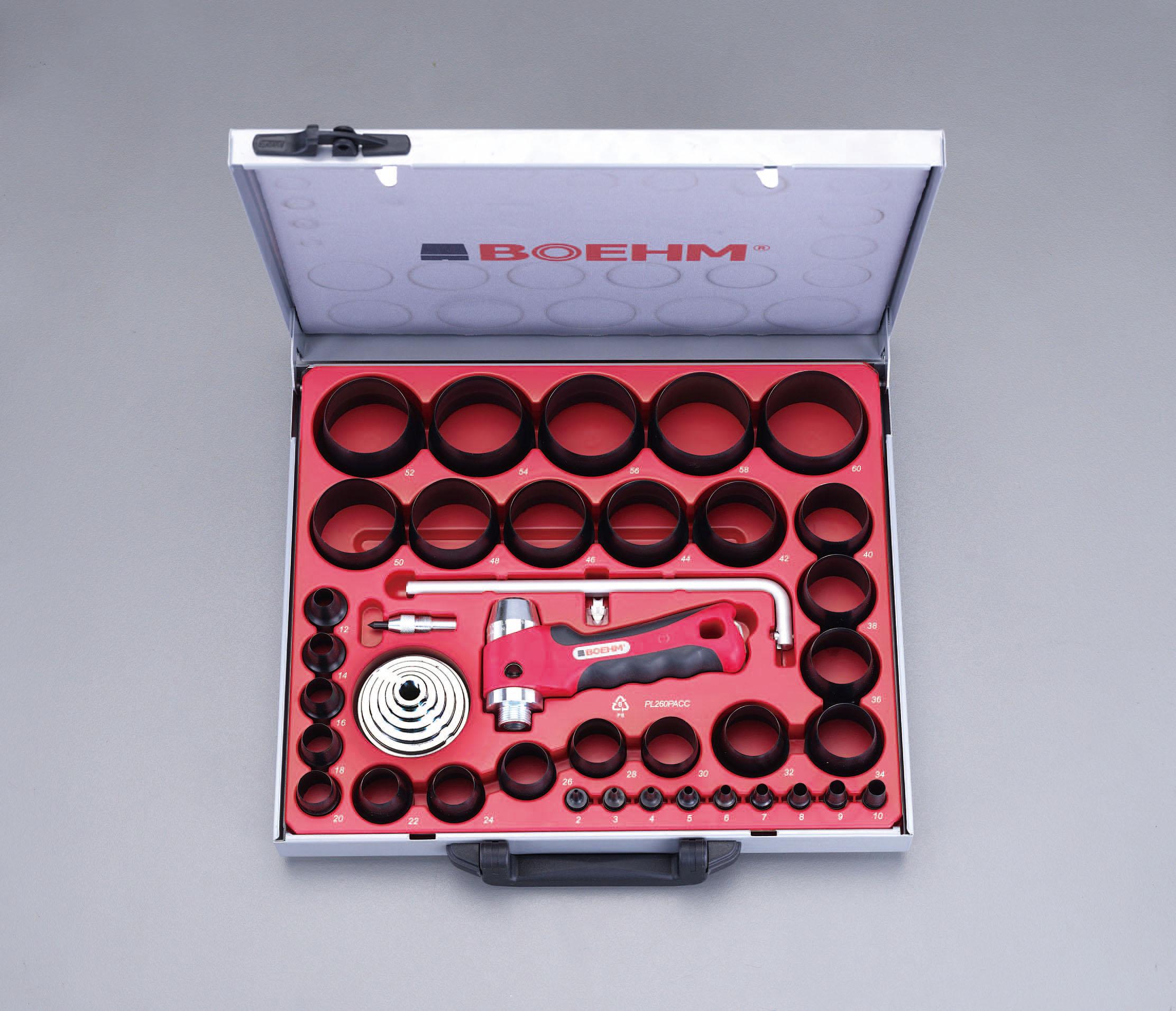 2-60mm Leather Punch Kit (34 Pieces + 420mm Cutter Included) EA576F-60