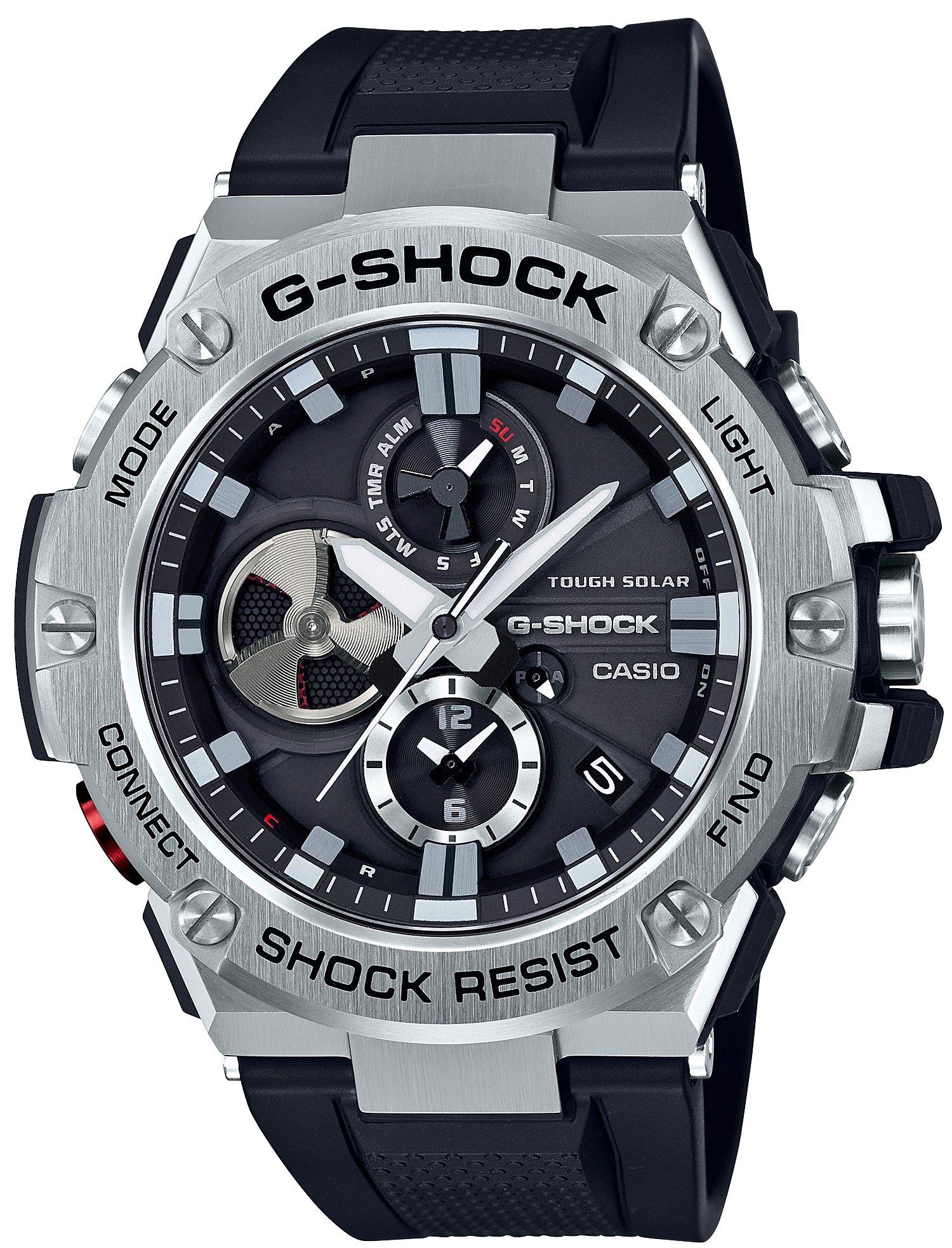 [CASIO] G-SHOCK G-STEEL Smartphone Link GST-B100-1AJF Men's Watch Black
