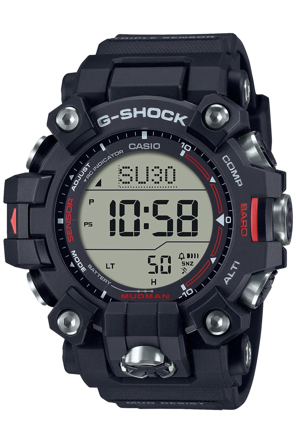 [CASIO] G-SHOCK MUDMAN Radio-Controlled Solar Watch with Biomass Plastic GW-9500-1JF Men's Black
