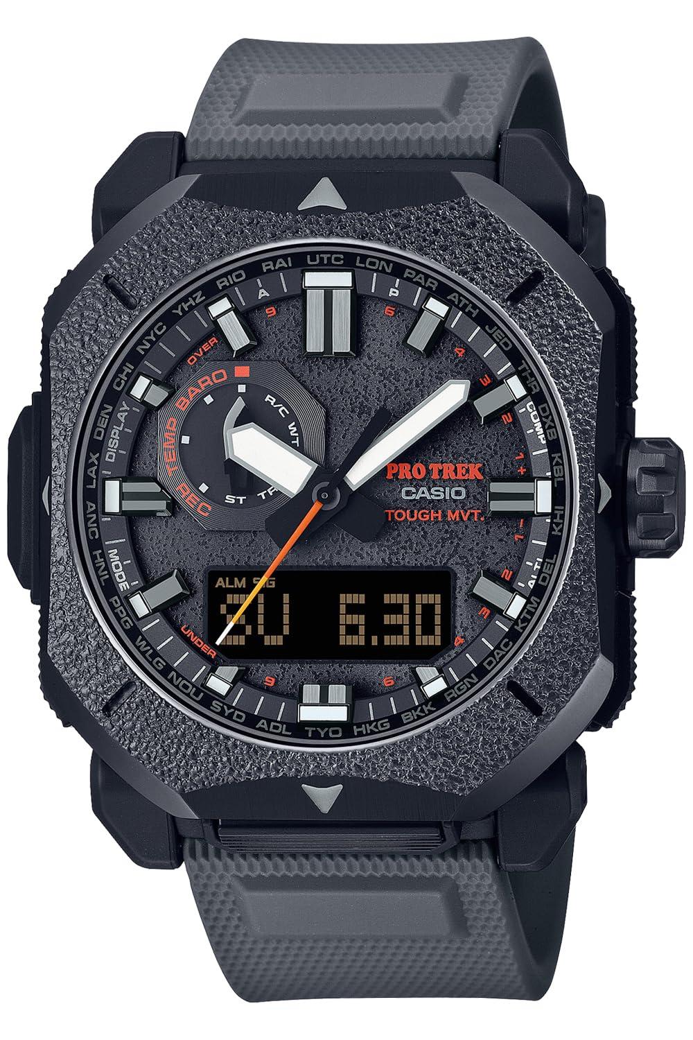 [CASIO] WATCH PROTREK CLIMBER LINE RADIO-CONTROLLED SOLAR-POWERED WITH BIOMASS PLASTIC PRW-6900BF-1JF MEN'S GRAY