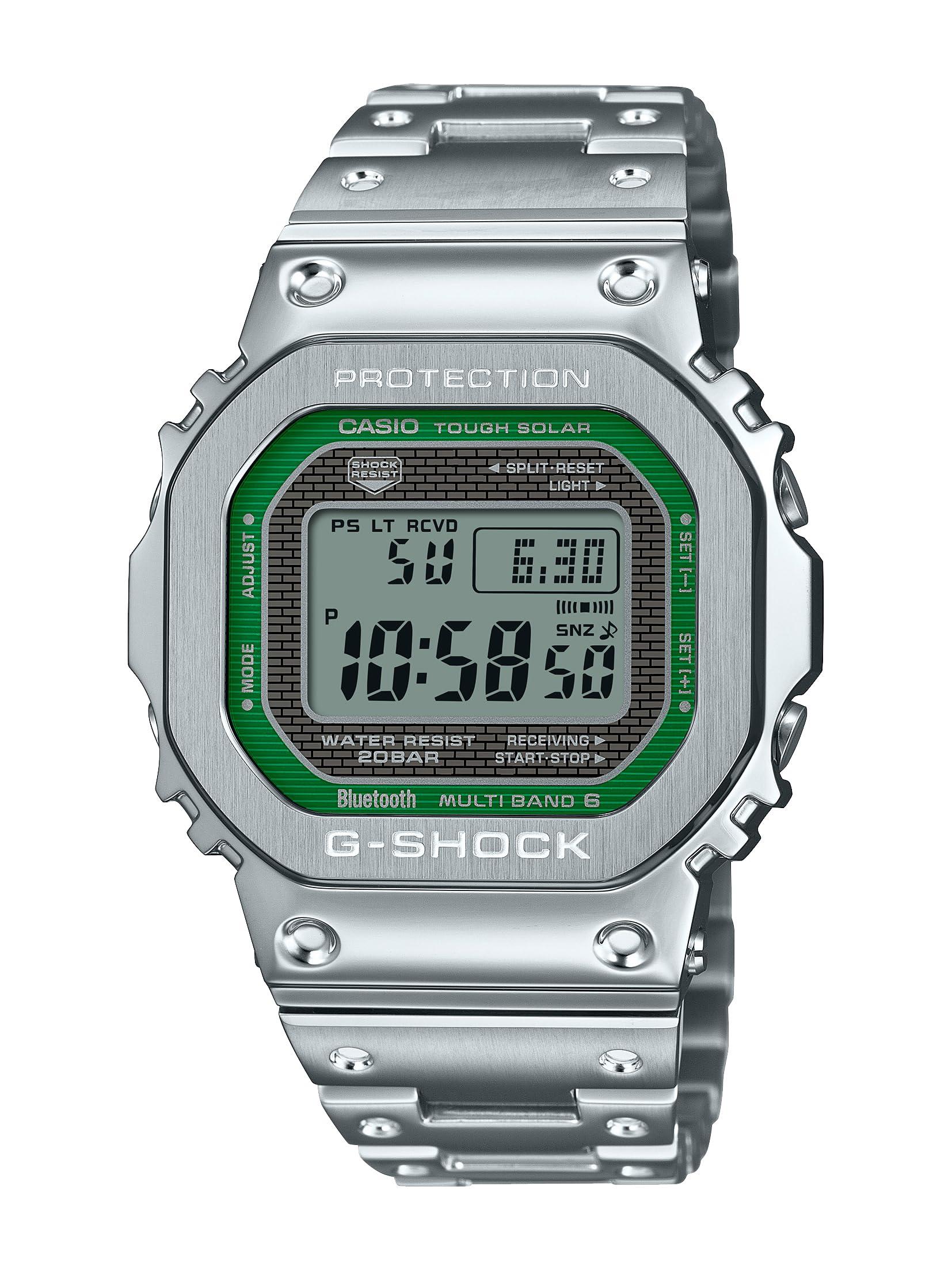 [CASIO] G-SHOCK Full Metal Bluetooth-Equipped Radio-Controlled Solar Watch GMW-B5000D-3JF Men's Silver