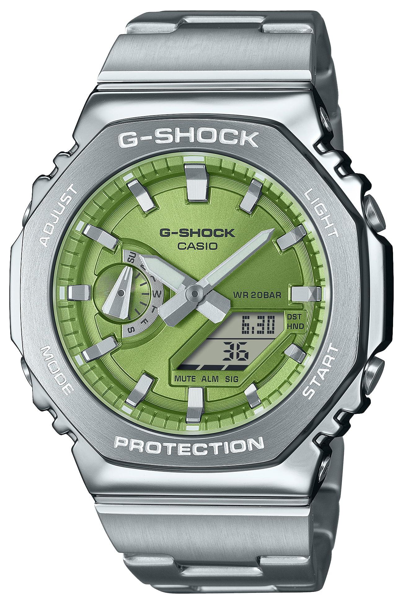 [CASIO] G-SHOCK Watch Metal Bezel & Band Model GM-2110D-3AJF Men's Silver