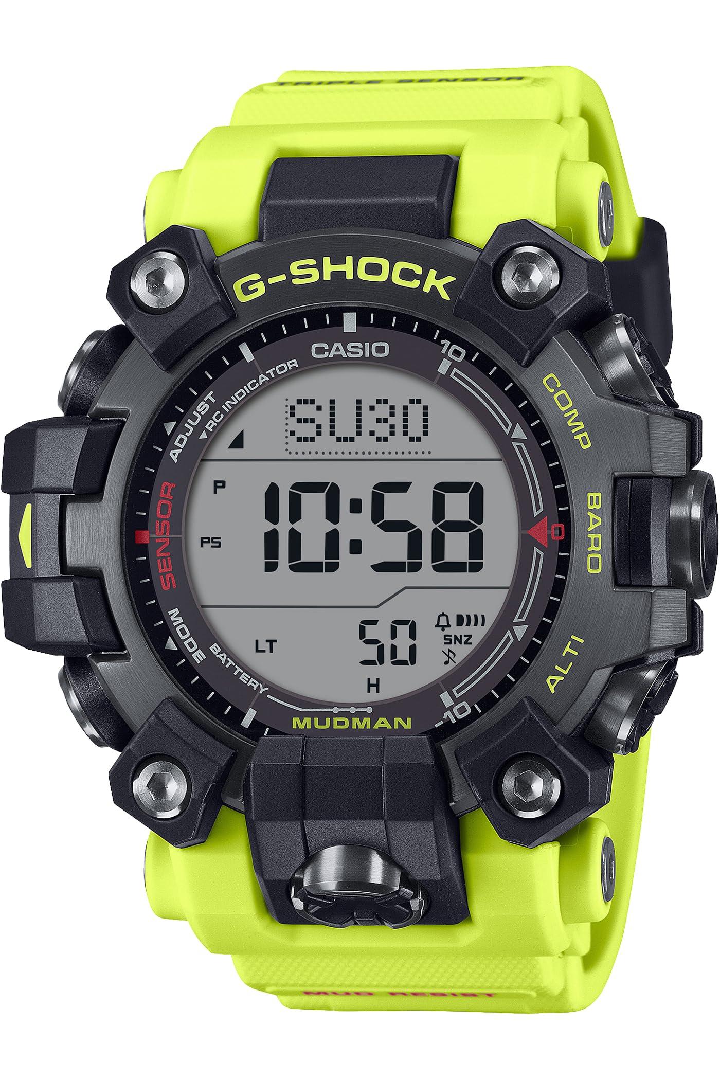 [CASIO] G-SHOCK MUDMAN Radio-Controlled Solar Watch with Eco-Friendly Materials GW-9500MRY-1A9JF Men's Yellow
