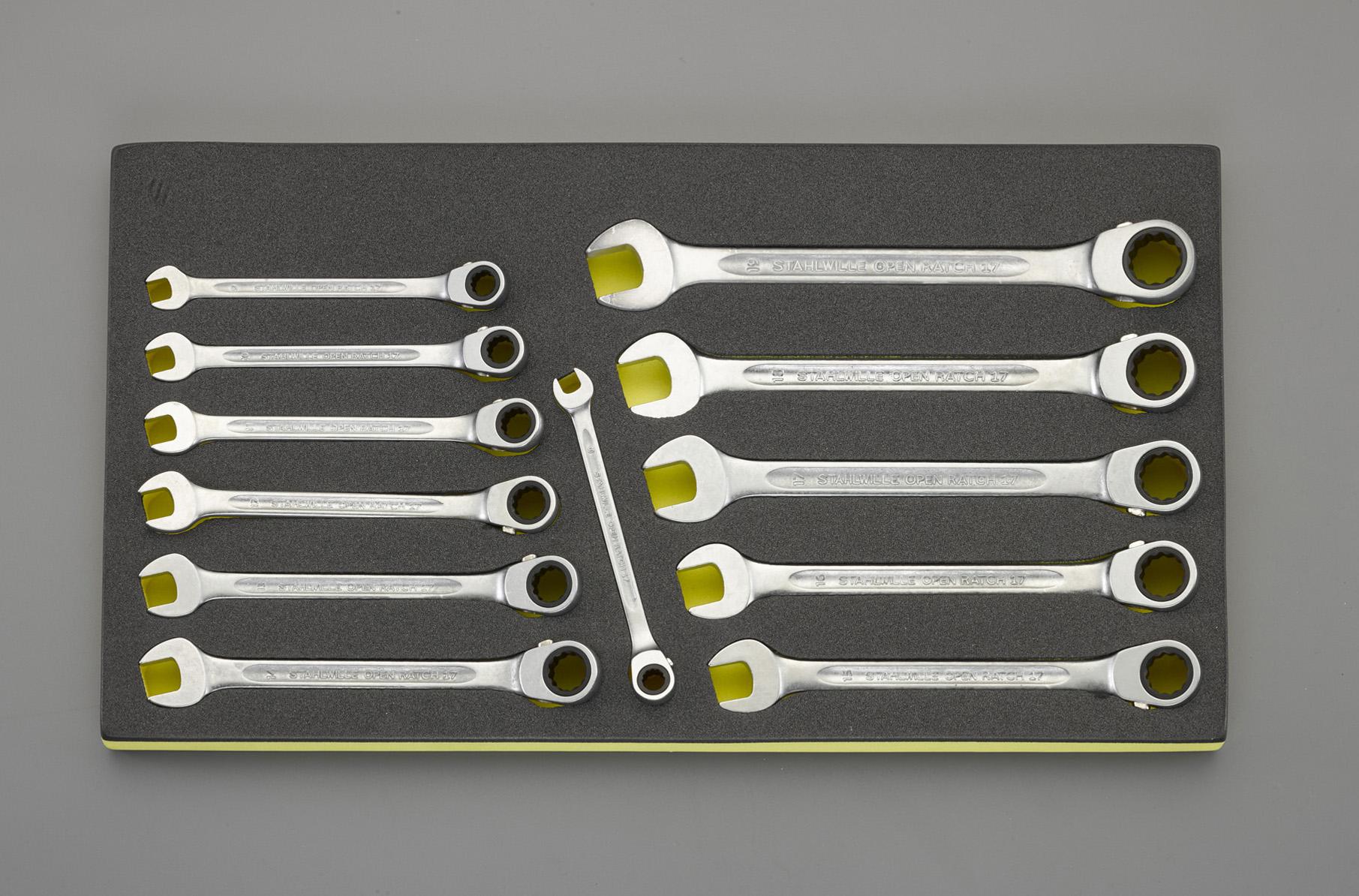 ESCO 12-Piece Combination Wrench Set (Ratchet Type) EA612VA-3