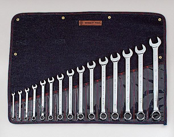 15-Piece Set / 5/16-1 1/4" Single-Eye Open-End Wrench Set